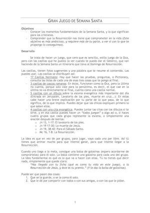 6 63 Gran Juego De Semana Santa