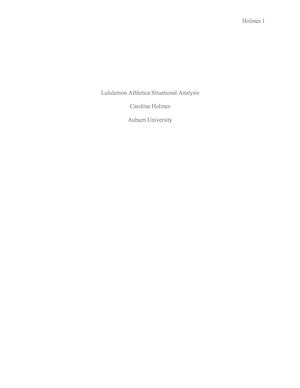 Lululemon Case Study