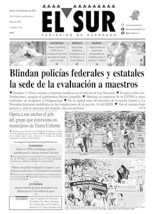 El Sur Jueves 03122015