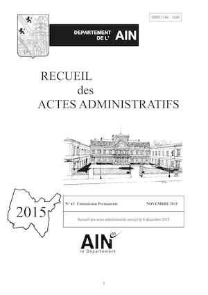 Recueil Complet de la CP de  12 Nov 2015