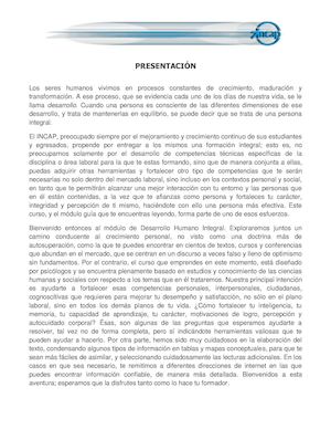 Desarrollo Humano Integral