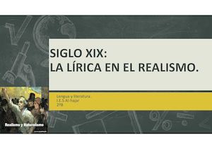 La Lírica En El Realismo.