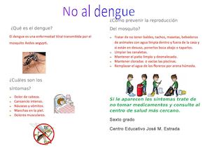 Folleto Dengue 1