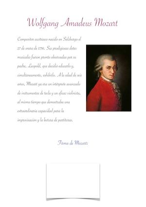 Trabajo Musica; Mozart
