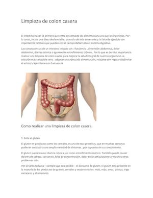 Limpieza De Colon Casera
