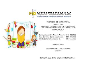 Entrevista Educativa