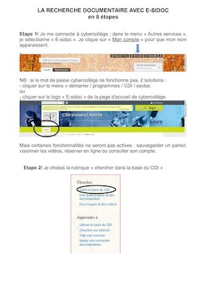 E Sidoc Mode D'emploi