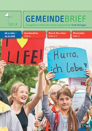 Gemeindbrief Winter 2015