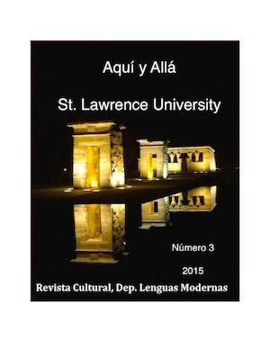 Revista Aquí y Allá, St Lawrence University 2015