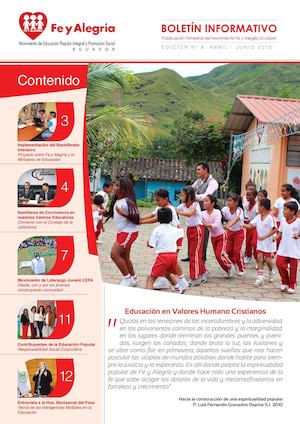 Boletín Nº 8 Fe Y Alegria Ecuador Abril Junio 2015