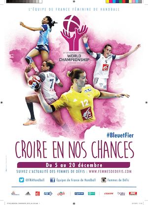 DP Edf F Handball Mondial Danemark 2015