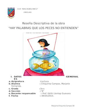 Hay palabras que los peces no entienden