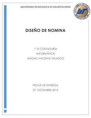 Diseño de Nómina