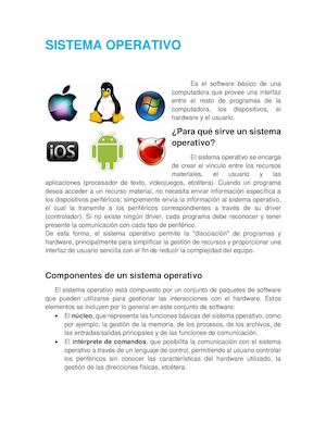 Sistemas Operativos