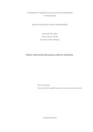 Praca Licencjacka Agnieszka Moczulska