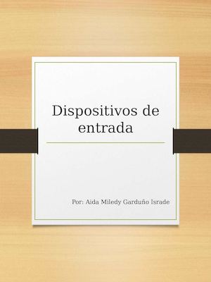 Dispositivos De Entrada Revista