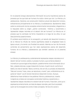 ¿Existe la infancia?