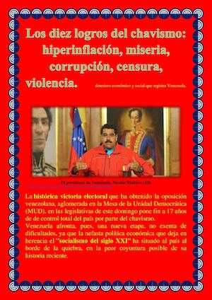Los Diez Logros Del Chavismo