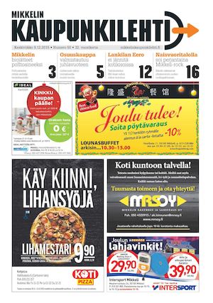 Mikkelin Kaupunkilehti 50/2015