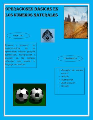 Operaciones Con Numeros Naturales