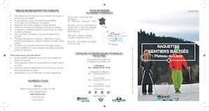 Plan des Raquettes Barèges - 2016