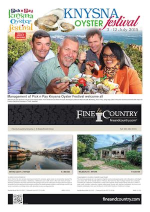 Pick n Pay Knysna Oyster Festival July 2015