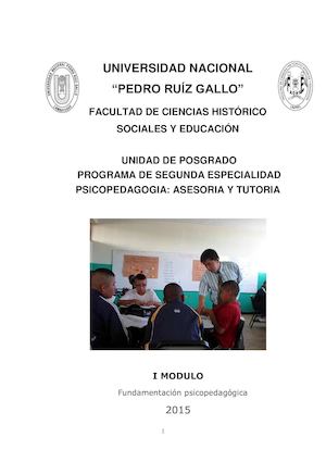 Modulo I Tutoria Jorge Miranda