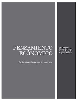Libro Pensamiento Económico