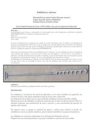 Soldadura Y Uniones Final