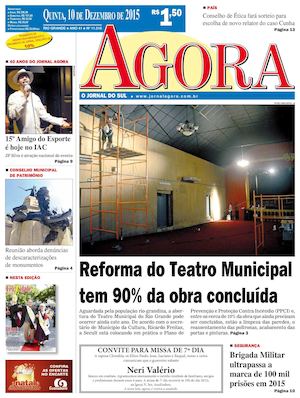 Jornal Agora - Edição 11318 - 10 de Dezembro de 2015