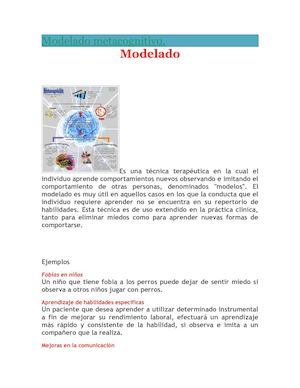 Modelado Metacognitivo