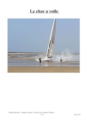 Projet Char à Voile Groupe 3