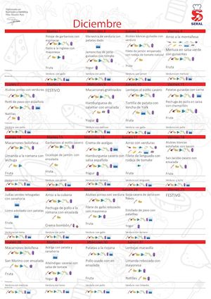 MENU DICIEMBRE