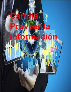 Calaméo - Cartilla Proveer La Informacion