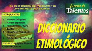 Etimología - 5° "A"