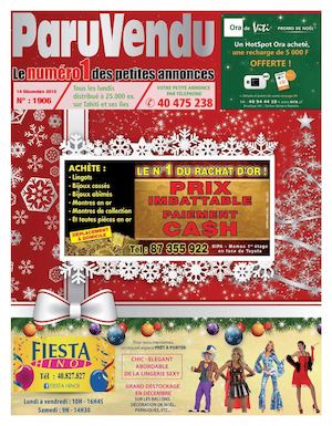 PARU VENDU DU 14 DECEMBRE 2015
