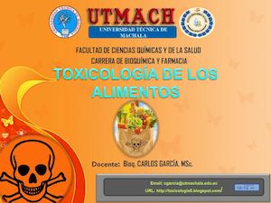 Toxicología De Los Alimentos