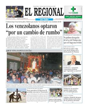 El Regional del Zulia 14-12-2015