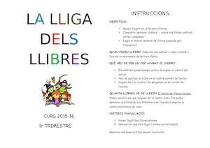 La lliga dels llibres_cicle superior