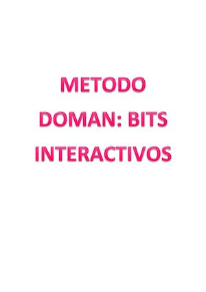 Método Doman: Bits Interactivos