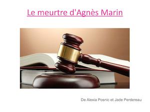 Meutre Agnés Marin