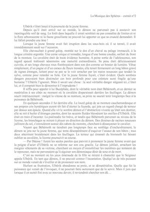 La Musique des Sphères - Extrait N°2