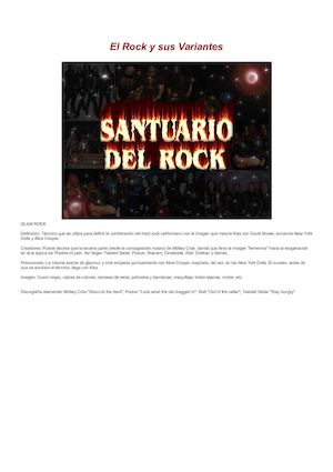 El Rock Y Sus Variantes