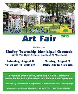 2015 Shelby Township Art Fair Guide
