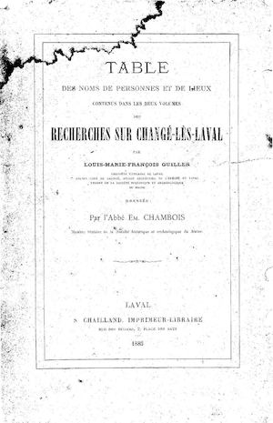 Tables 1885