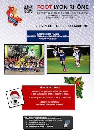 PV 269 du jeudi 17 décembre 2015