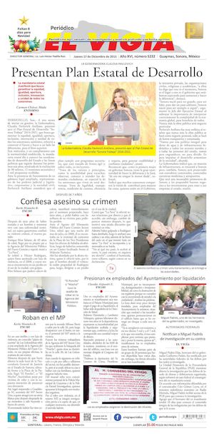 17 de diciembre del 2015