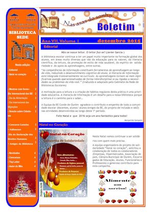 Boletim O Sonho Dez20015