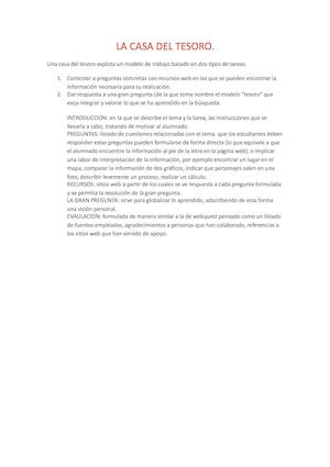 La Casa Del Tesoro