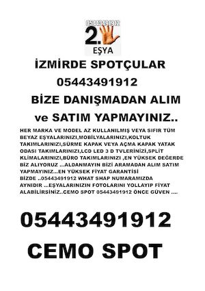 izmirde ikinci el eşya alan spotçular,05443491912